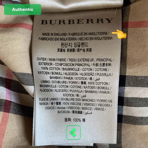 burberry londone made in italy|how to check burberry authenticity.